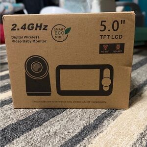 Digital Wireless Video Baby Monitor - Brown